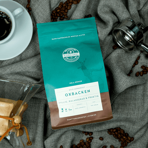 Björklunds Kaffe Oxbacken EKO – Mild mörkrost med fruktig balans - Barista och Espresso