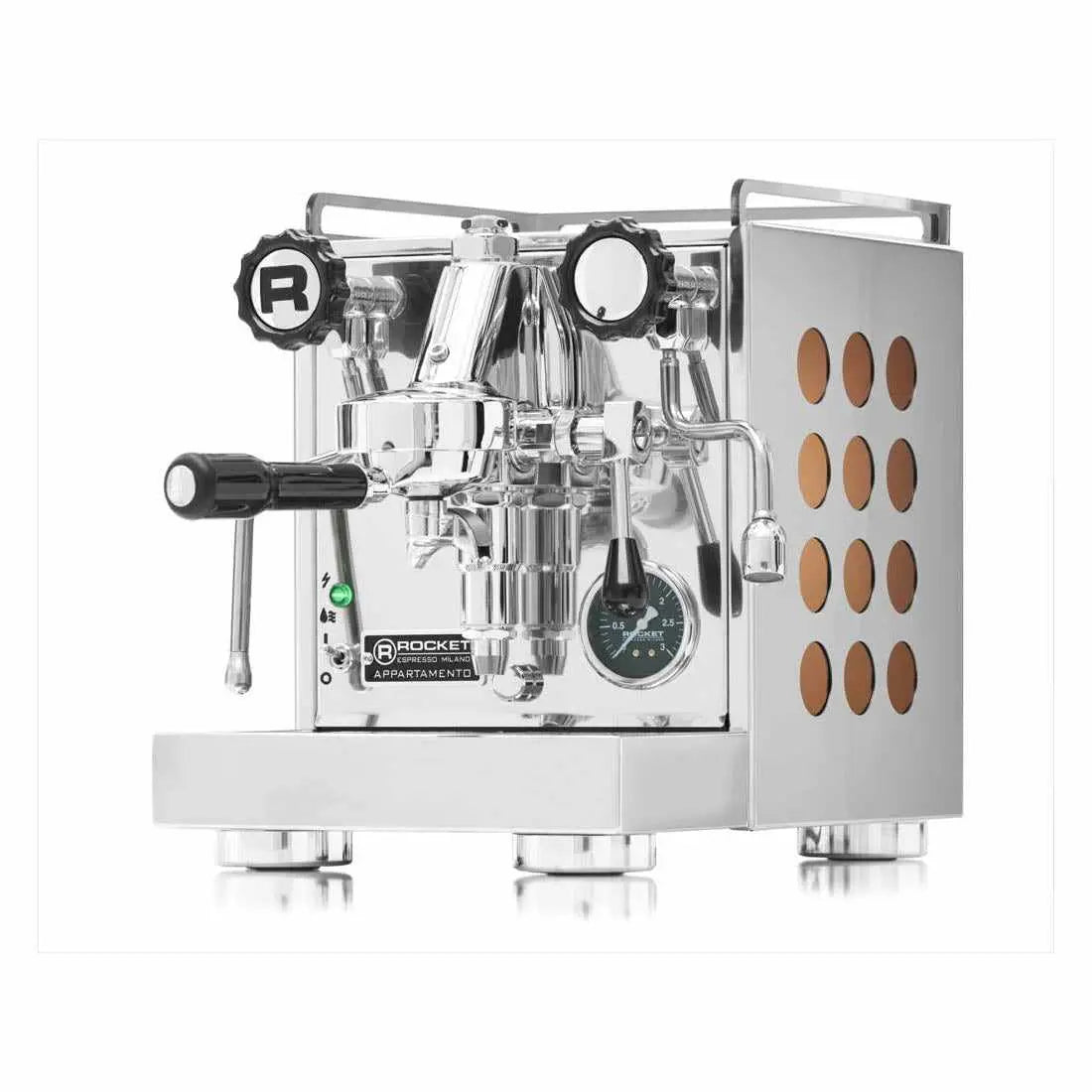 Appartamento Espressomaschine-Wärmetauscher-Rocket Espresso-Chrom/Kupfer-Barista und Espresso