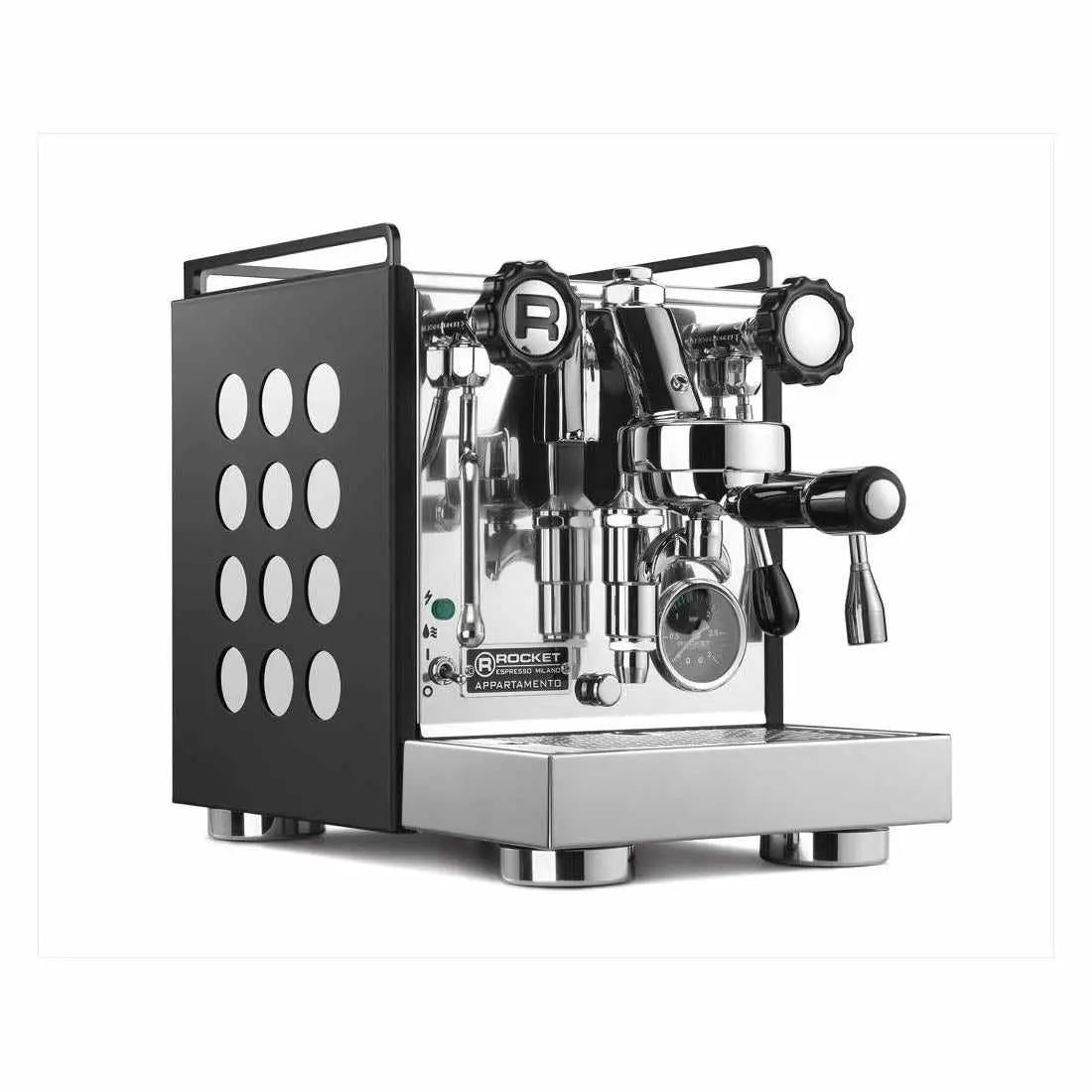 Appartamento Espressomaschine-Wärmetauscher-Rocket Espresso-Schwarz/Weiß-Barista und Espresso