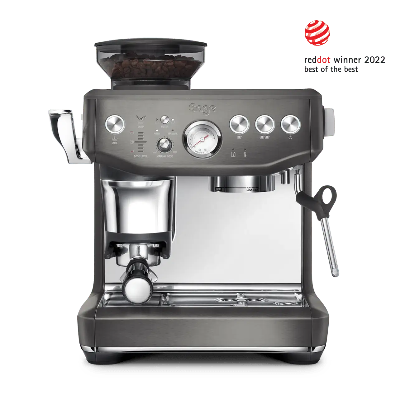 Sage Barista Express Impress-Thermoblock med PID-Sage Renovated-Grå-Som Ny-Barista och Espresso