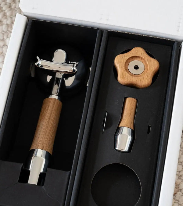 Handgriff-Sets aus Holz – Barista und Espresso