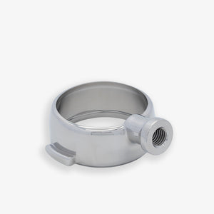 Portafilterhuvud 58 mm rostfritt stål - bottenlöst