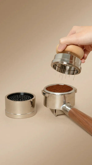 Pucks Espresso Zubehör Set – TIMEMORE aus Holz