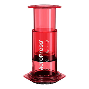 Transparentes Rot AeroPress