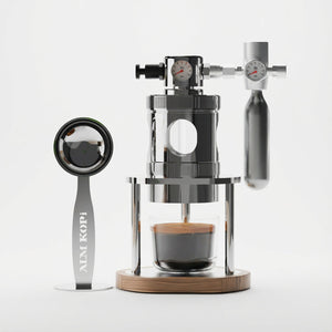 Aleman Mikro-Pneumatische Espressomaschine | Luftbetriebene 58 mm Tischmaschine