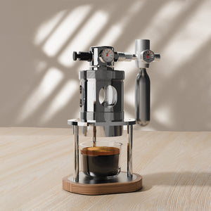 Aleman Mikro-Pneumatische Espressomaschine | Luftbetriebene 58 mm Tischmaschine
