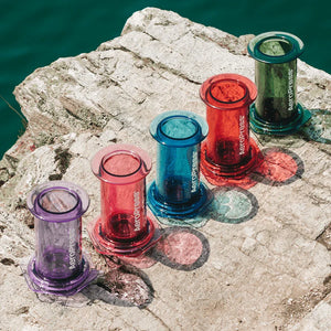 Transparentes Rot AeroPress