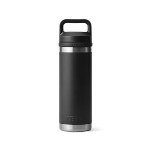 Isolerad svart Rambler-flaska 532 ml för kaffe och utomhusbruk, robust design, allt om kaffe.