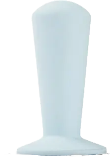 Hellblaues Kaffeezubehör für Espressogeräte, Luce Ersatzgriff in ergonomischem Design.