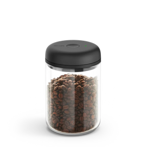 Glas-Aufbewahrungsglas mit elektrischem Vakuumverschluss für Kaffeebohnen, Teil von Fellow, EspressoGear, Aufbewahrung, alles über Kaffee