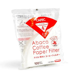 Abaca-Kaffeefilterpapier für 2–4 Tassen – 100er-Packung