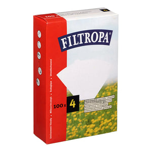 Filterpapier Melitta-Stil ungebleicht 1x4 100 Stück FILTROPA