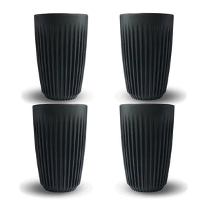 Becher 12oz Anthrazit 4 Stück - Huskee HUSKEE