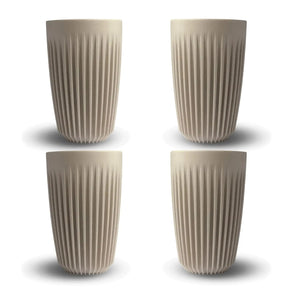 Becher 12oz Natur 4 Stück - Huskee HUSKEE