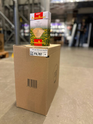 Filterpapier Melitta-Stil ungebleicht 1x4 100 Stück FILTROPA