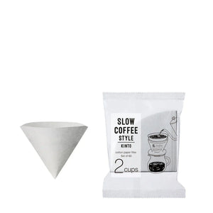 Kinto Bomull-Filterpapier für 2 Tassen - 60 Stück Kinto