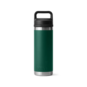 Rambler Chug-Trinkflasche 18oz / 530ml – Schwarz-Waldgrün