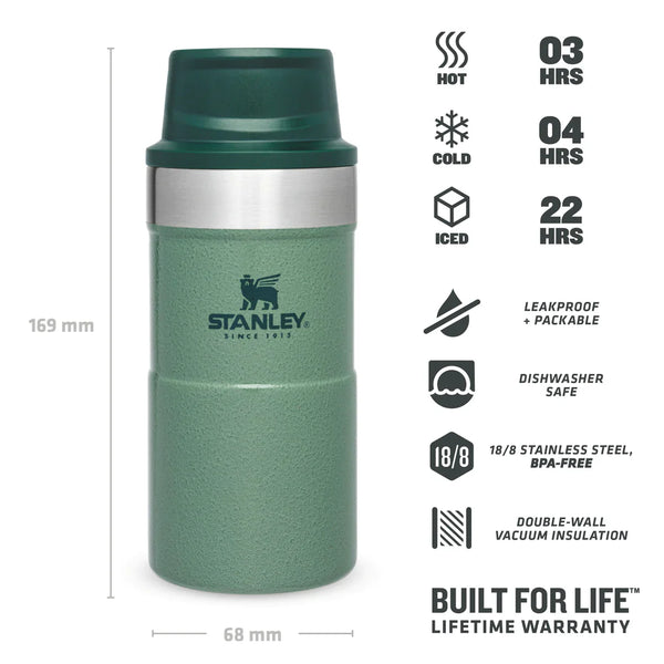 Stanley Thermos-Reisebecher Hammertone Grün 0,25 l