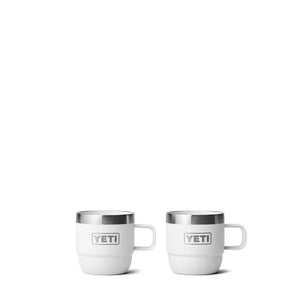Rambler stapelbarer Becher 177ml 2er-Pack – Weiß YETI
