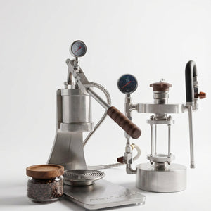 Aleman Sniper Espressomaschine mit manuellem Hebel | Precision Tower aus Edelstahl