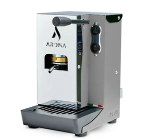 Aroma Plus+ – Kompakte italienische Espressomaschine für Pads - Barista und Espresso