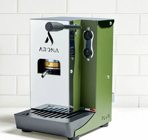 Aroma Plus+ – Kompakte italienische Espressomaschine für Pads - Barista und Espresso