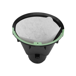 Weißer Filter für Kaffeemaschine in Plastikbecher, Teil von Filterpapier, Fellow, Neuigkeiten, EspressoGear, alles über Kaffee