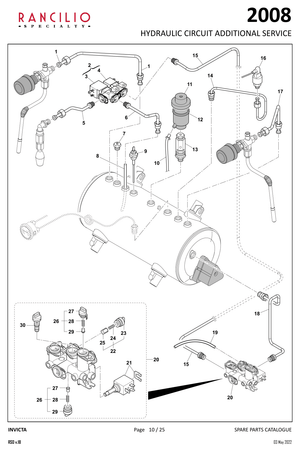 Rancilio Silikon slang silvia - Reservdel OEM nummer: 38228002