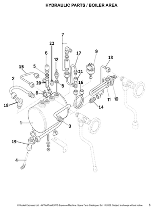 Rocket Kopparrör hetvatten Appartamento - Reservdel OEM nummer: A27NI06086