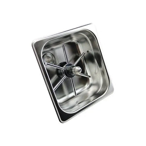Pitcher Rinser quadratisch 150mm Spinjet aus Edelstahl für effektive Reinigung von Milchkännchen.