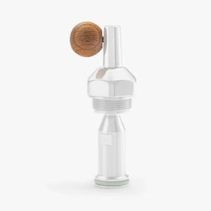 Flow Control Holzknopf-Maßgefertigtes Holz-Wiedemann Manufaktur-Eiche-Barista und Espresso