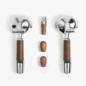 Griffset für ECM-Griffset-Wiedemann Manufaktur-Standard-Walnuss-Barista und Espresso
