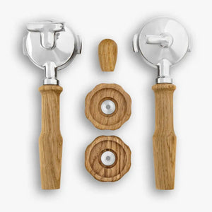 Griffset für Rocket Appartamento TCA-Griffset-Wiedemann Manufaktur-Mit Kopf-Eiche-Barista und Espresso