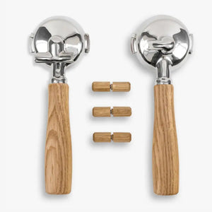Griffset für Sanremo YOU-Griffset-Wiedemann Manufaktur-Mit Kopf-Eiche-Barista und Espresso