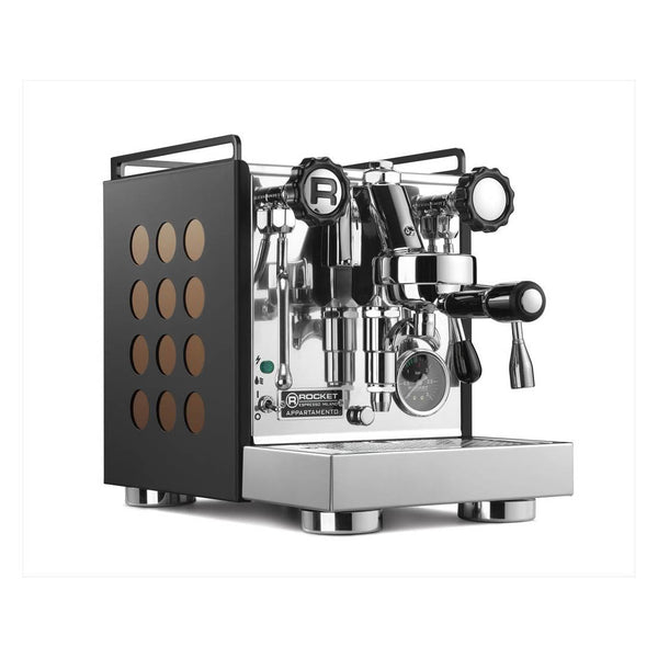 Appartamento Espressomaskin-Värmeväxlare-Rocket Espresso-Svart/Koppar-Barista och Espresso