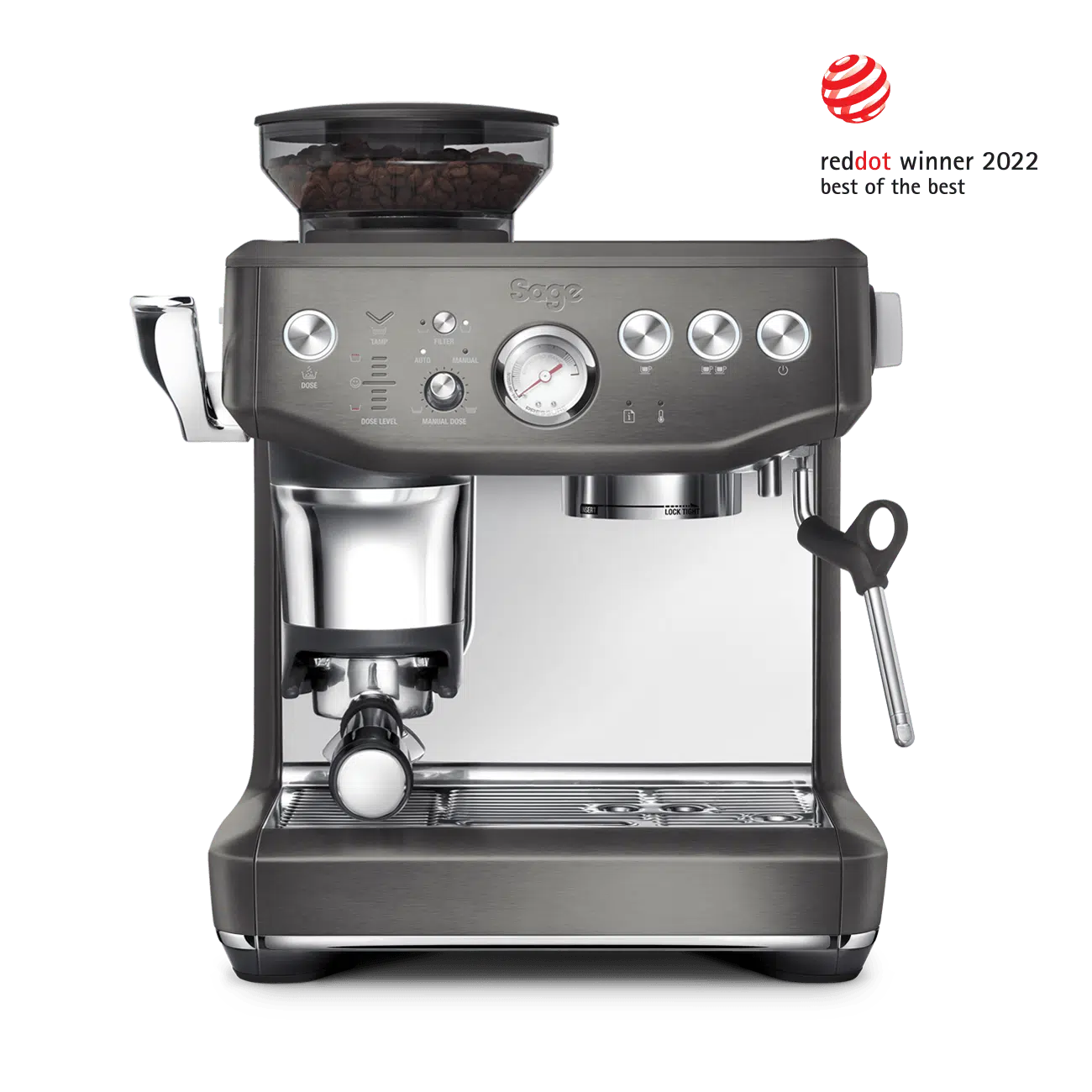 Sage Barista Express Impress-Thermoblock med PID-Sage Renovated-Grå-Som Ny-Barista och Espresso